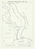 Rhineland Demilitarised Zone 1936. Nazi Germany. Maginot Line 1976 old map