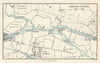 The Oxford University Boat Club rowing course by Edward Weller. Isis 1888 map