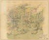 Bird's Eye View of the Port of Sydney. 77x63cm. Harbour Trust 1919 (1924) map