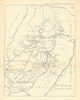 South Africa, 1899. 2nd Boer War. South Africa. Royal Artillery 1937 old map