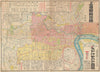 Shanghai tourist city plan by C. Tagaki. Japanese/Chinese/English text c1940 map