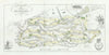 Gleneagles - A plan of the Golf Course. King's & 9 hole Queen's Courses 1921 map