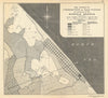 Salt water distribution in the Norfolk Broads. RGS 1911 old antique map chart