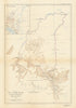 Peru & Bolivia. The River Heath by Major Percy Fawcett 1910. RGS 1911 old map