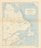 Sketch map of the Labrador Peninsula… by Wilfred Grenfell. Canada. RGS 1911
