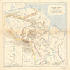 British Guiana. Boundary. Old Dutch claim. Horstman route. Guyana. RGS 1911 map