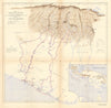 New Guinea. Rawling / British ornithologists' union expedition. RGS 1911 map