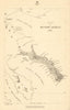 Map of Mount Athos showing the monasteries by Lt Webber Smith. RGS 1837
