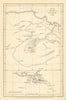 Sketch of Routes in Asia Minor by William John Hamilton / RGS 1837 old map
