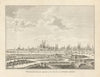 View of Magdeburg, the Capital of its Duchy in Lower Saxony. Saxony-Anhalt 1787