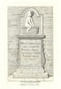 Sculpture of the Boy in Panyer Alley, St. Paul's 1793 old antique print
