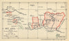 West Africa showing Railways & Principal Rivers 1929 old vintage map chart