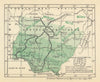 Approximate distribution of Crops in Nigeria 1929 old vintage map plan chart