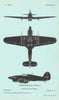 Hawker Hurricane IID Ground attack fighter. Aircraft recognition profile 1944