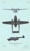 Gotha Go 244 Transport. Air Ministry aircraft recognition profile 1944 print