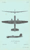 Heinkel He 177 Bomber. Air Ministry aircraft recognition profile 1944 print