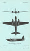 Vickers Wellington VI Bomber. Air Ministry aircraft recognition profile 1944