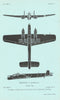 Armstrong Whitworth Whitley V Glider tug. Aircraft recognition profile 1944