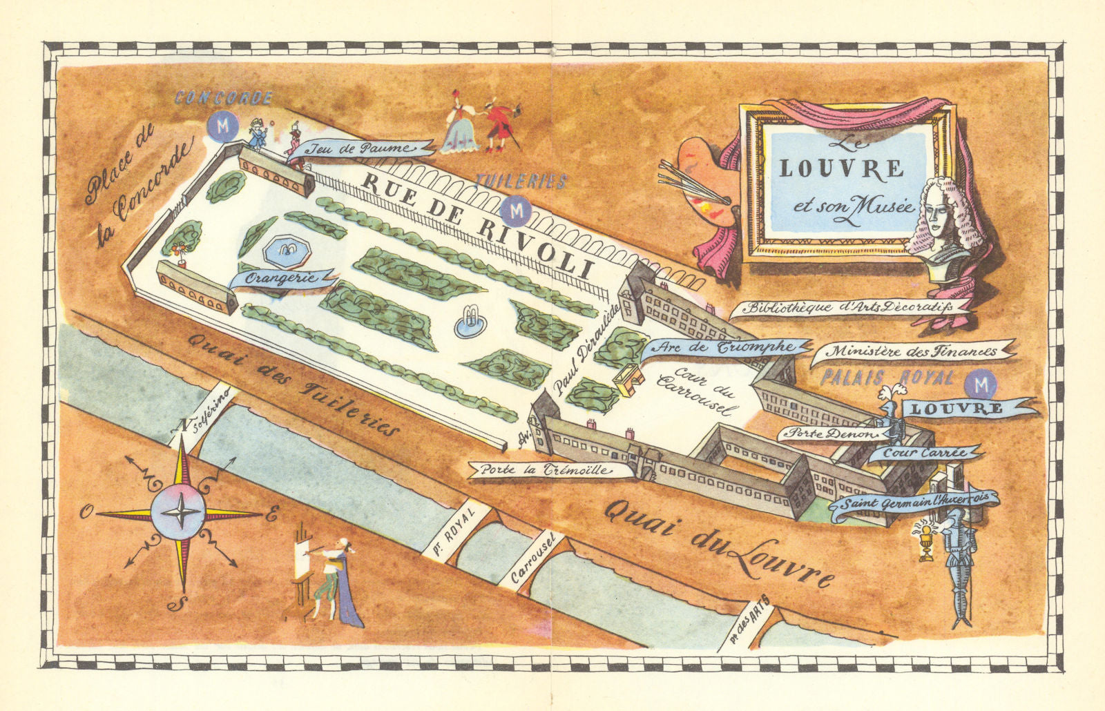Le Louvre et son Musée - Paris neighbourhood/quartier pictorial
