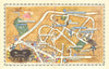 Montmartre - Paris neighbourhood/quartier pictorial map 1948 old vintage