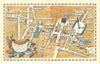 Le domaine de la Parisienne - Paris neighbourhood/quartier pictorial map 1948
