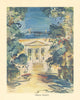 Château Margaux wine estate by Keith Baynes. Gironde Bordeaux 1950 old print