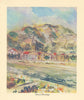 Tain-l'Hermitage by Keith Baynes. Drôme Rhône 1950 old vintage print picture