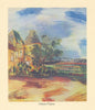 Château d'Yquem wine estate/vineyards by Keith Baynes. Gironde Bordeaux 1950