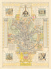 Floreat Bathon - This Ancient City… Bath pictorial map by Leslie Bullock 1941
