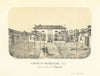 Château de Bensse (Médoc). Sansot 1871 old antique vintage print picture
