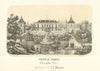 Château Pomys (St. Estèphe, Médoc). C.C. Martyn 1871 old antique print picture