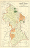 British Guiana showing Indian Reservations & Forests by Waterlow & Sons 1938 map