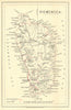 Dominica by Waterlow & Sons. Roads & bridle paths 1938 old vintage map chart