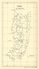 Map of Pemba island, Tanzania, by the Survey Department, Zanzibar 1938 old