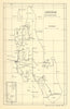 Map of Zanzibar island, Tanzania, by the Survey Department 1938 old
