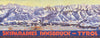 Skiparadies Innsbruck-Tyrol. Ski panorama piste/trail map. Heinrich Berann c1933