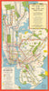 Rapid Transit Lines of the New York City Transit System. Subway map 1948