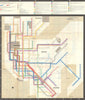 New York Subway Guide. Massimo Vignelli / NYC Transit Authority 1972 (2) map