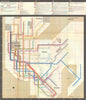 New York Subway Guide. Massimo Vignelli / NYC Transit Authority 1972 (2) map