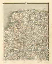 NORTH DEVON.Exeter Ilfracombe Okehampton Dartmoor Exmoor Bideford.CARY 1824 map