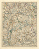 COTSWOLDS. Gloucester Cirencester Swindon Cheltenham Bath Stroud. CARY 1824 map