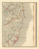 NORFOLK BROADS & SUFFOLK COAST. Norwich Great Yarmouth Lowestoft. CARY 1824 map