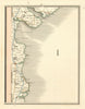 IRELAND EAST COAST. Newry, Carlingford, Drogheda. CARY 1824 old antique map