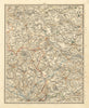 EAST LANCASHIRE/W YORKSHIRE.Manchester Bradford Blackburn Halifax.CARY 1824 map