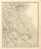 HUMBER ESTUARY. Yorks Lincs Beverley Kingston Hull Barton Grimsby. CARY 1824 map