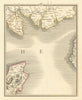 CUMBRIA & KIRKCUDBRIGHT COAST. Workington Whitehaven St Bees Head. CARY 1824 map