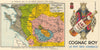 Carte Vinicole du Pays de Cognac - Cognac Roy - Le Roy des Cognacs 1931 map