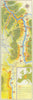Les Pays des Grands Vins de la Bourgogne au Rhin. Burgundy Alsace Rhine 1965 map