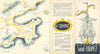 Saint-Tropez - Var - Côte d'Azur - folding tourist brochure c1950 map