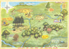 A Map of the Hundred Acre Wood in colour, by E.H. Shepard. Winnie-the-Pooh 1958